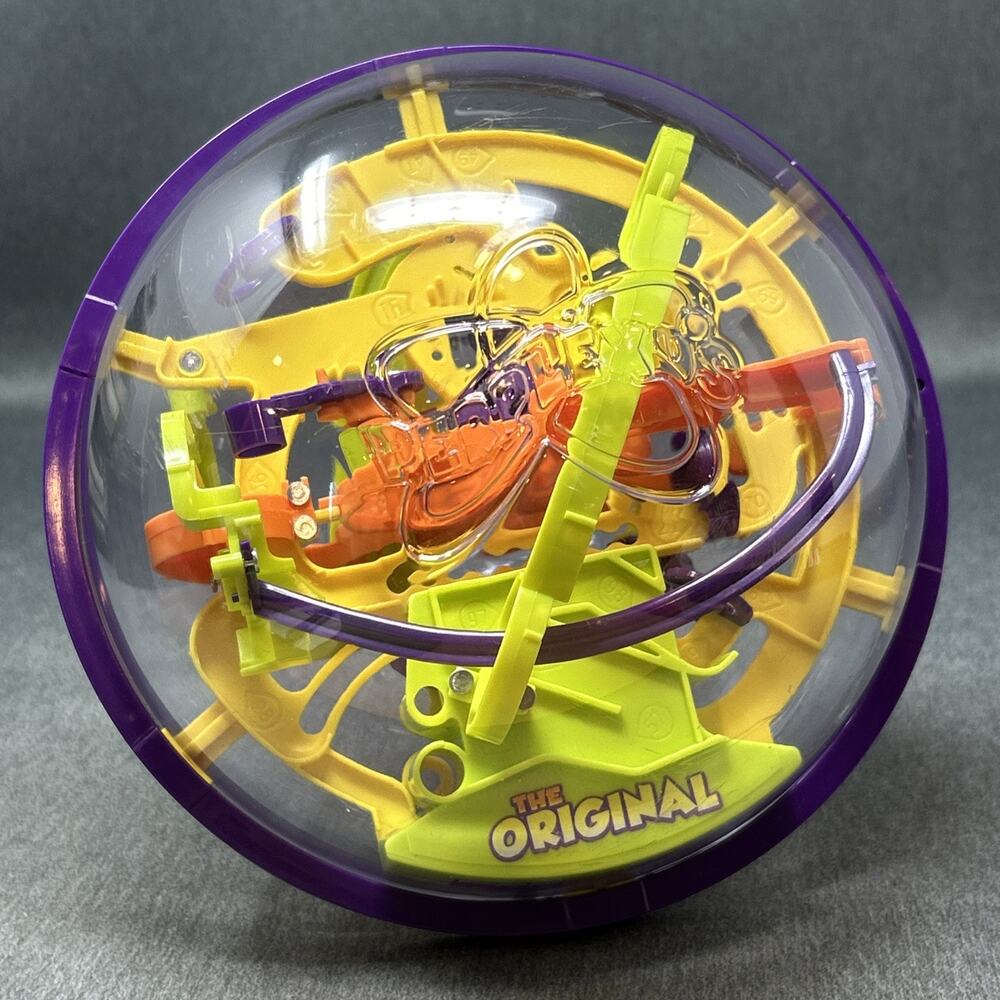 Perplexus Original 3D Maze Ball Puzzle Spin Master Brain Teaser Retro Challenge